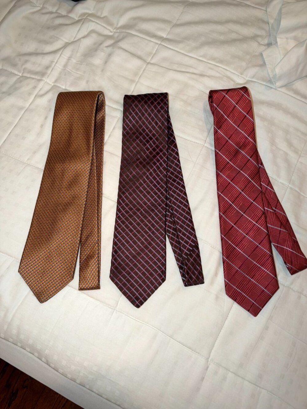 Bundle of 3 (three) IKE BEHAR men's ties